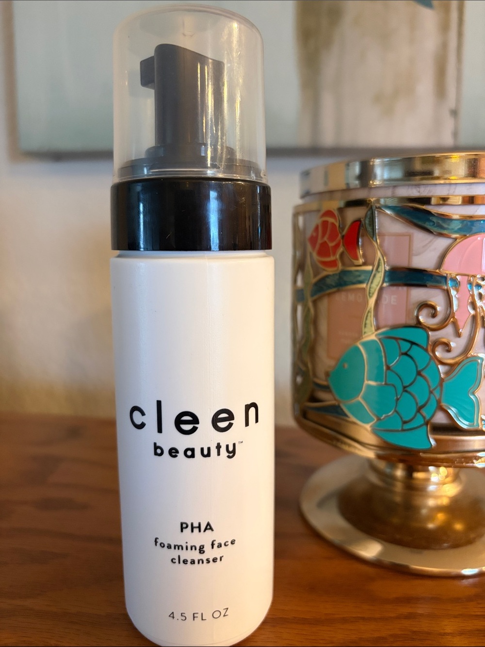 Cleen Beauty PHA Foaming Face Cleanser 4.5 oz New Cruelty Free